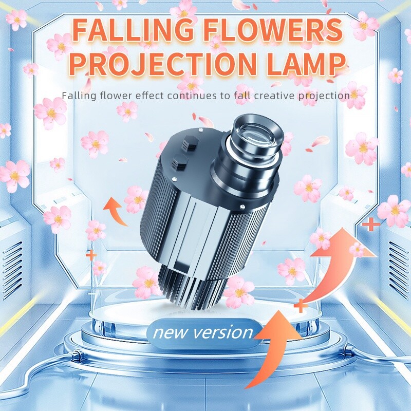 40W-600W Customize Falling Flower Gobo Projector Lamp with Dynamic Pattern