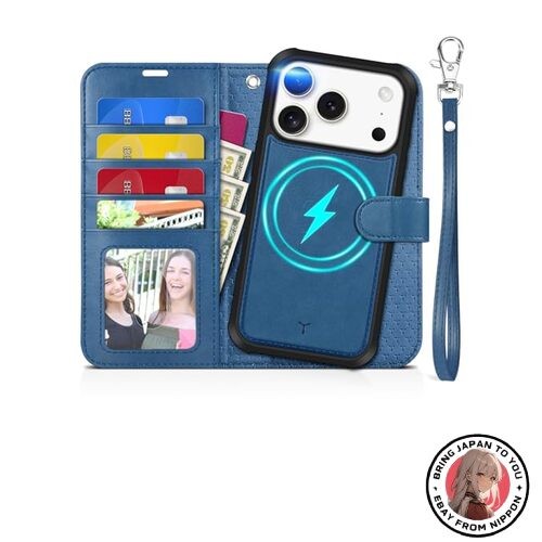 New TUCCH iPhone 17 Pro Case 2-in-1 Detachable Folio Case 6.3-inch with Strap