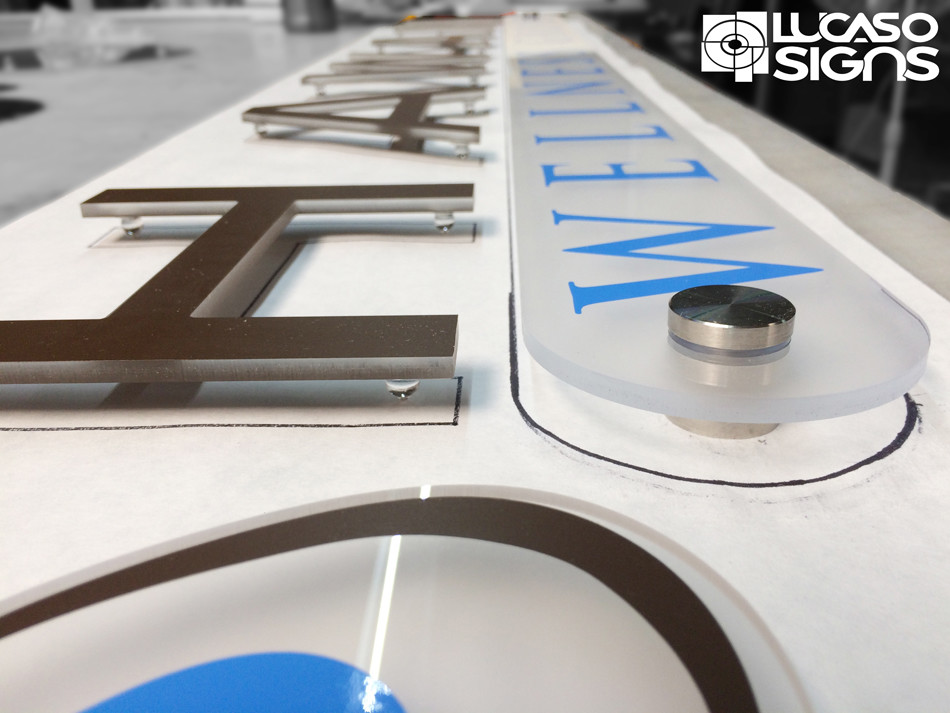 Wall Signs and Logos for receptions, Lobby, Offices Custom indoor and outdoor