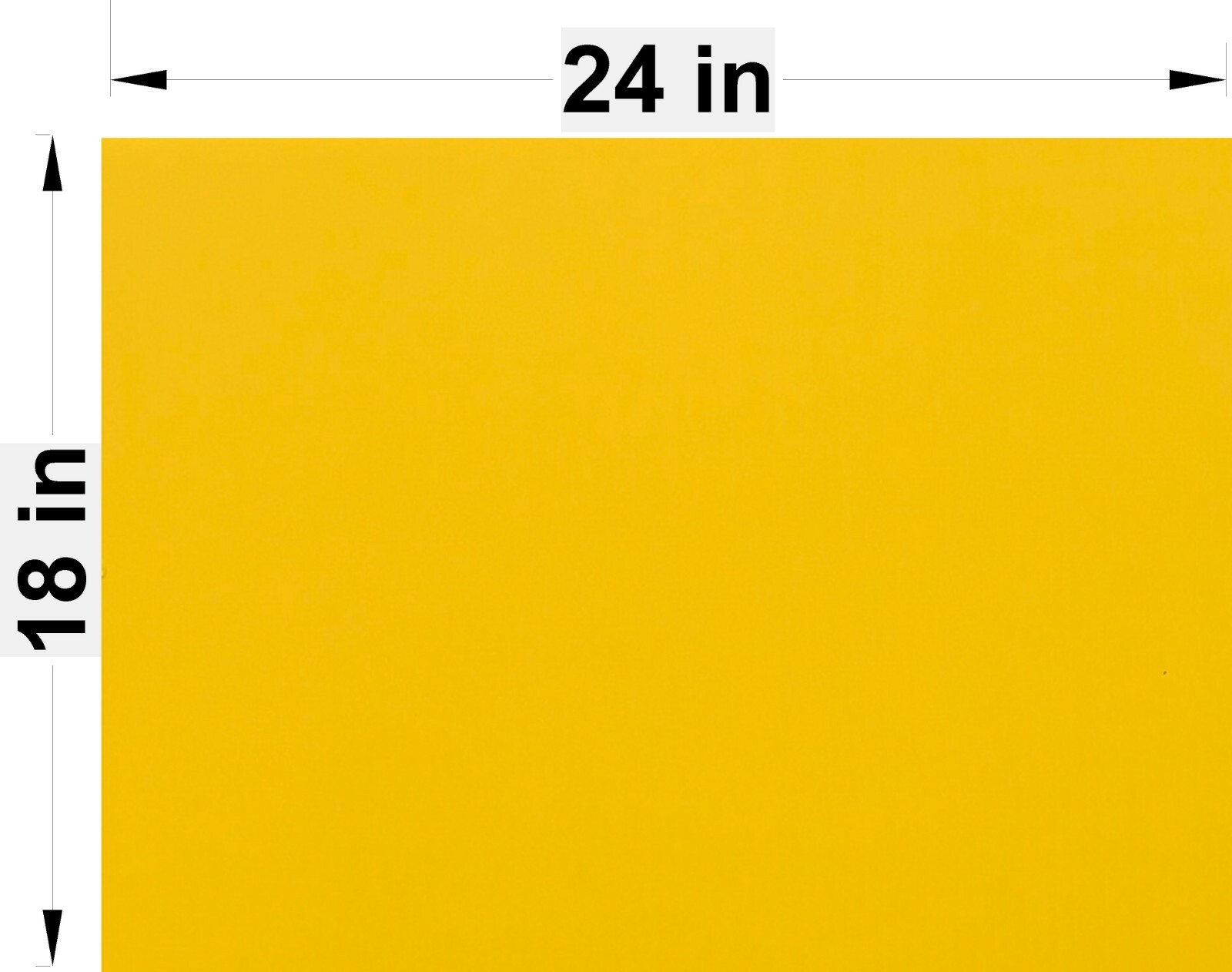 Pack of 50 Signs (Yellow) 18″ x 24″ x 4 mm Corrugated Plastic Signs, 50 Pieces