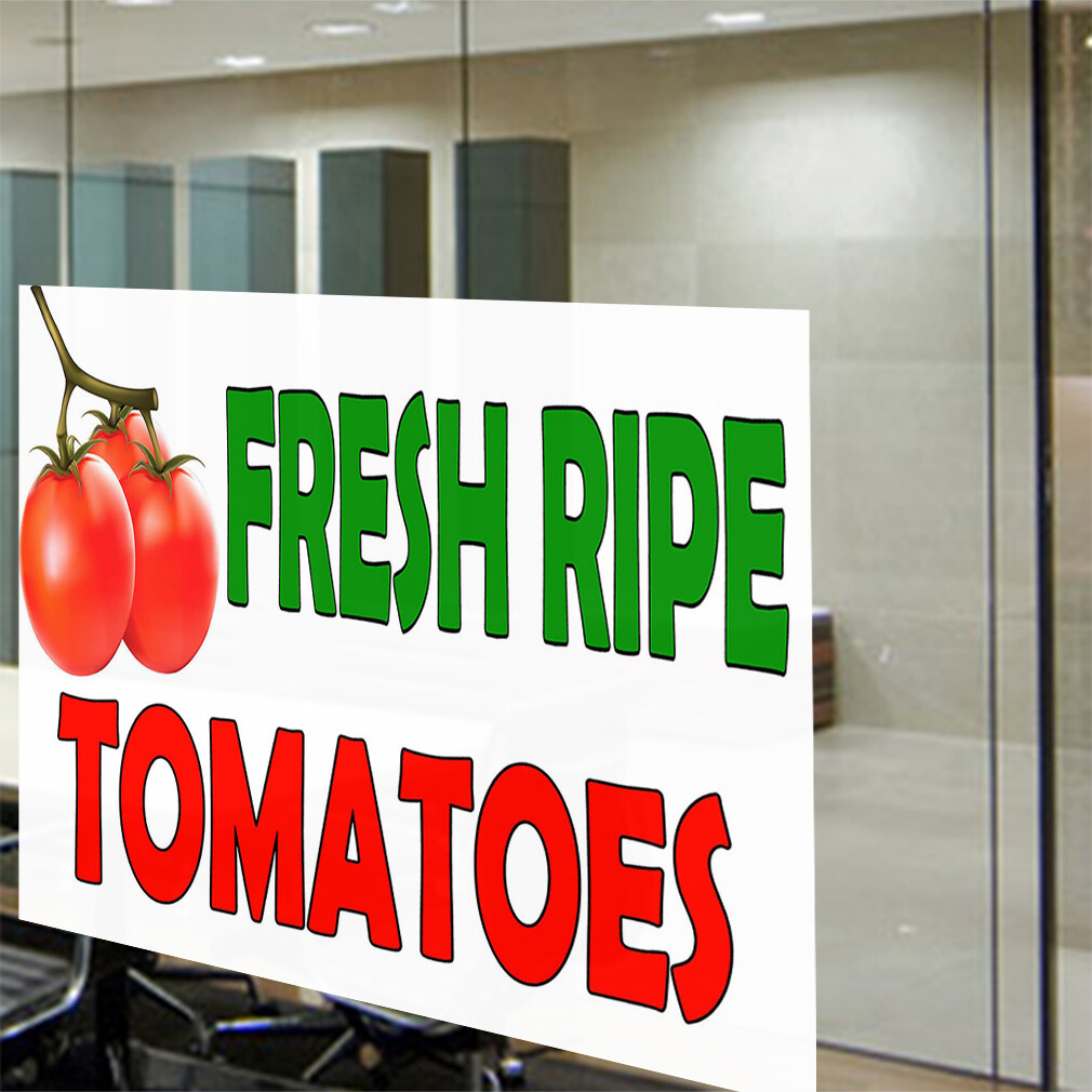 Decal Stickers Fresh Ripe Tomatoes B Vinyl Store Sign Label Business