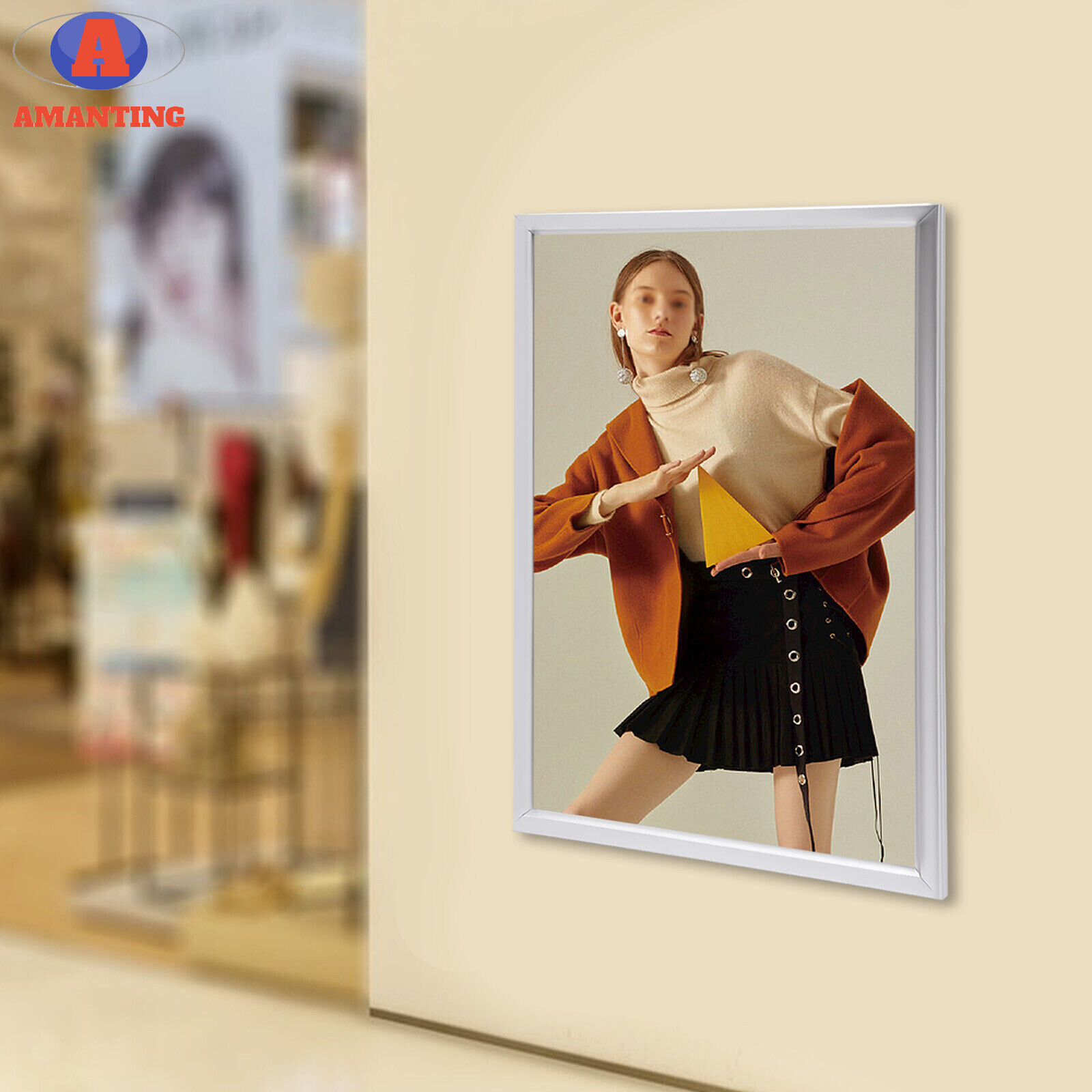 24″x36″ LED Light Box Backlit Movie Poster Art Picture Frame Advertising Display