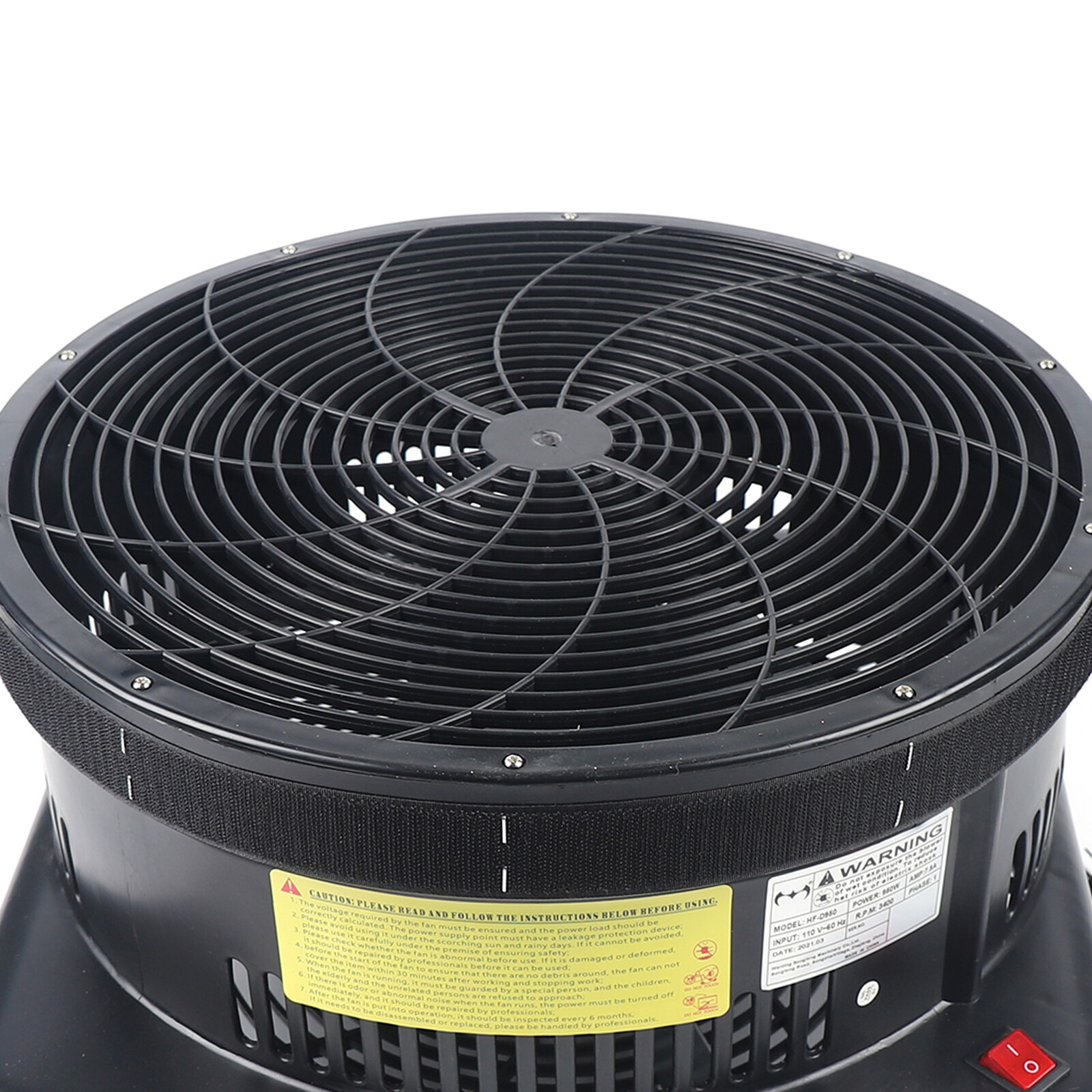 950W Air Blower Fan Fit Inflatable Wind Dancer Tube Man Fly Guy Sky Puppet Black
