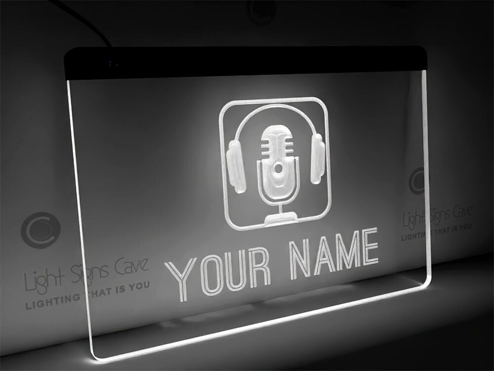 Personalized Recording On-Air light – LED sign | RGB multi-color sign