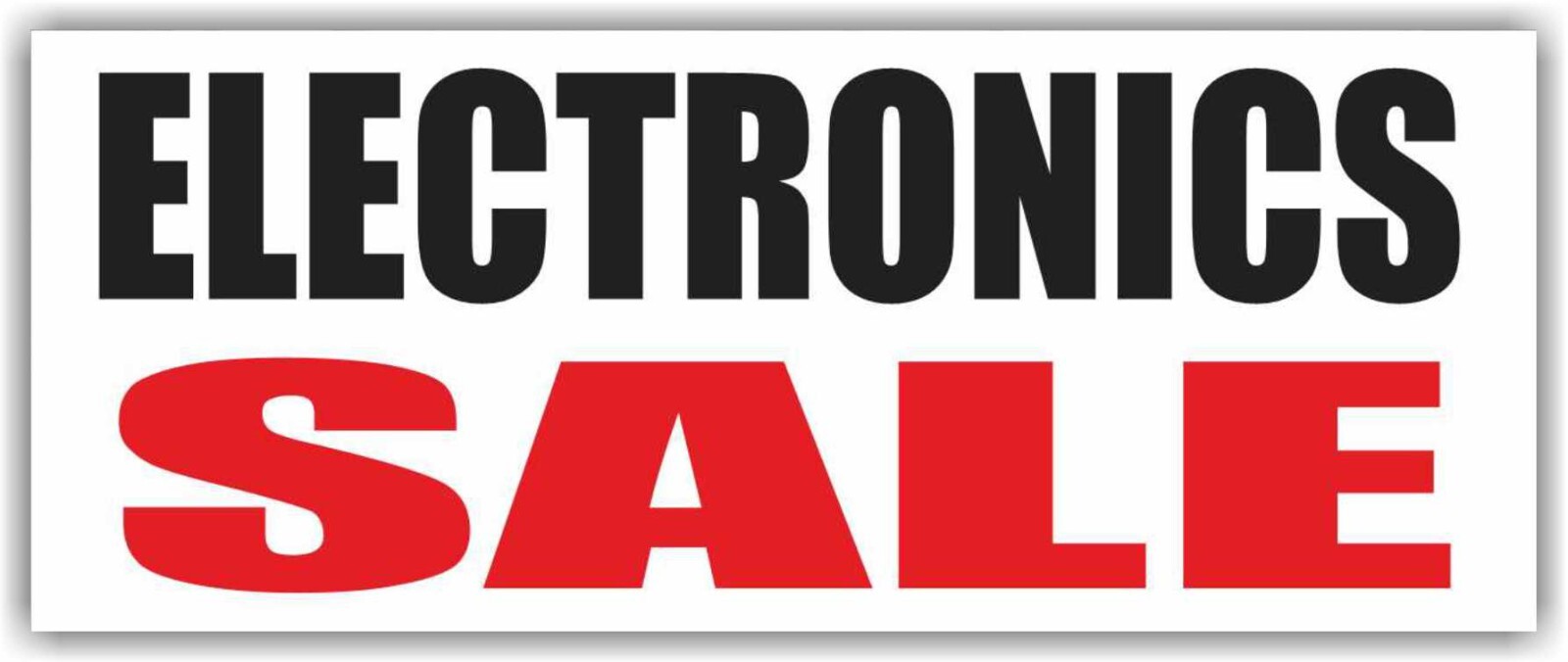 ELECTRONICS SALE Advertising Banner Vinyl Mesh Sign computer store appliances