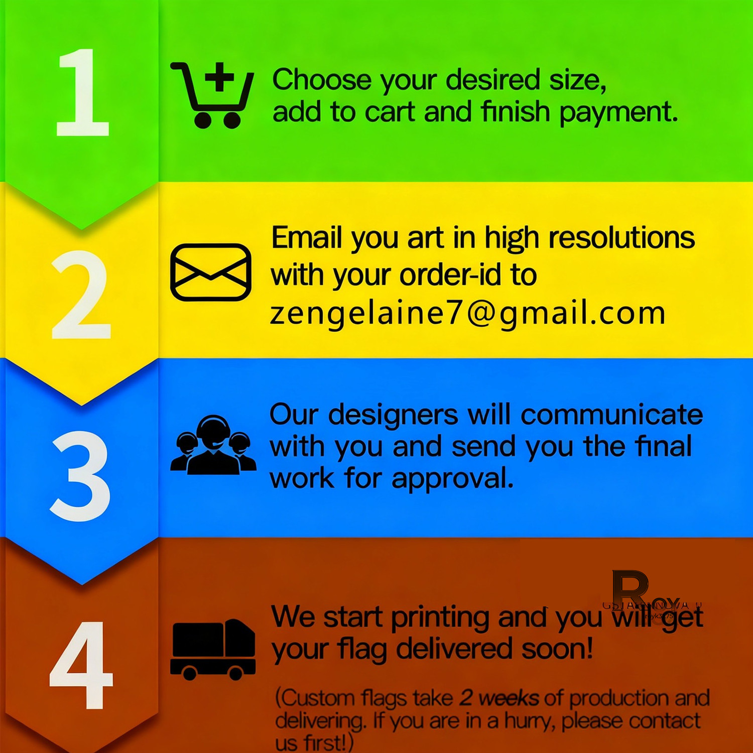 Custom Flag Personalized Flags Banners -Print Your Own Logo Lmage Text/Photo US
