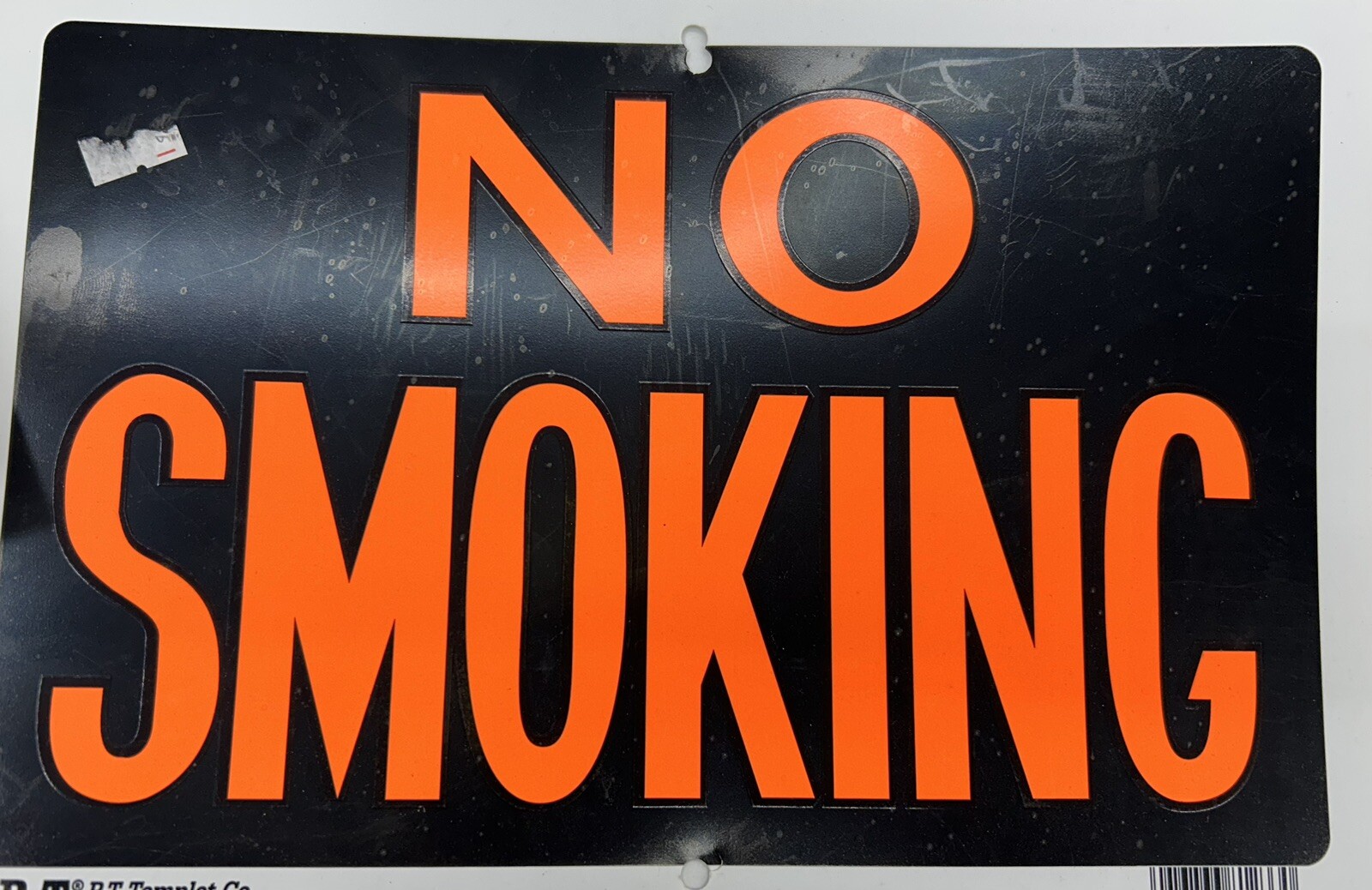 2 NO SMOKING Signs Flexible Heavy Plastic Sheet