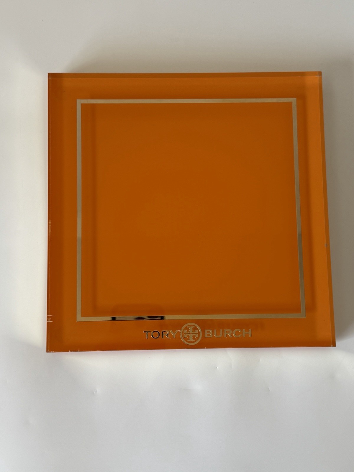 TORY BURCH STORE DISPLAY SIGN EYEWEAR SUNGLASSES RARE 8×8 in