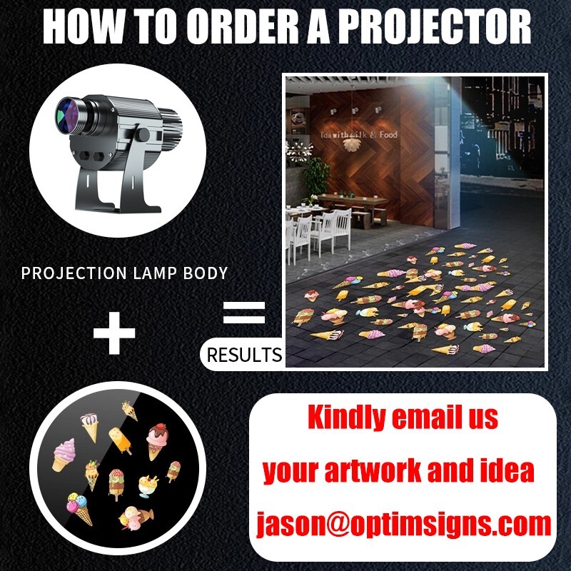 110W Creative Pattern Dynamic Effects Led Logo Gobo Projector Porjection Lamp