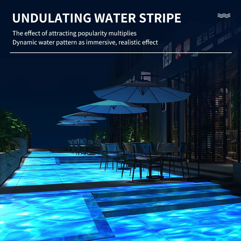 40W-1500W Waterproof Outdoor Ocean Wave Water Ripple GOBO Logo Projector Light