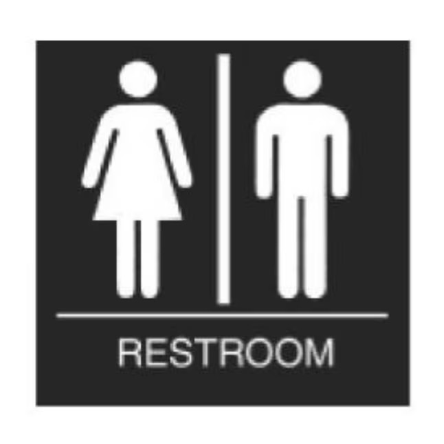 Trans-Atlantic Co Sign 6-in x 9-in Plastic Blank Sign