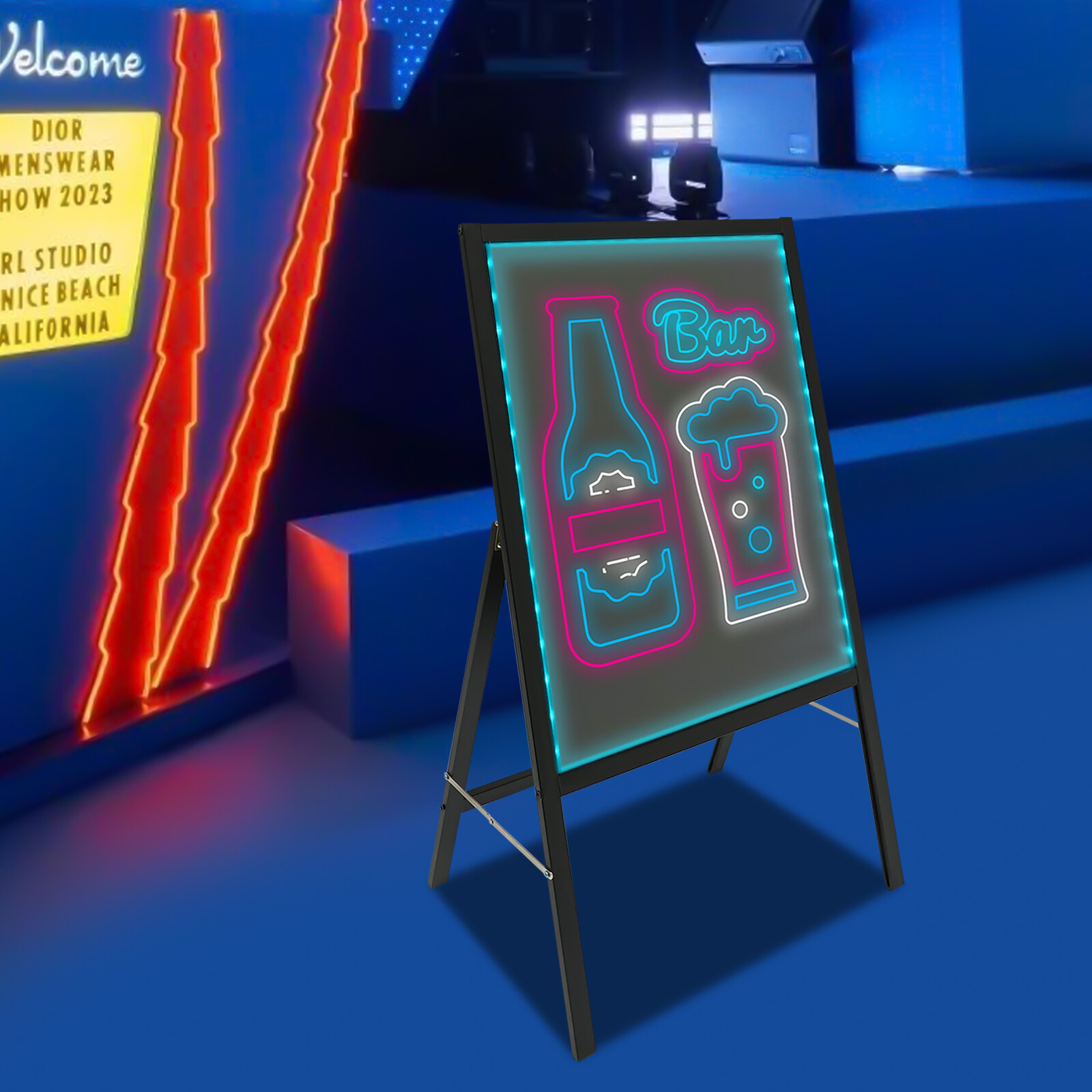 LED Message Writing Board Menu Board for Bar Restaurant with Remote Control