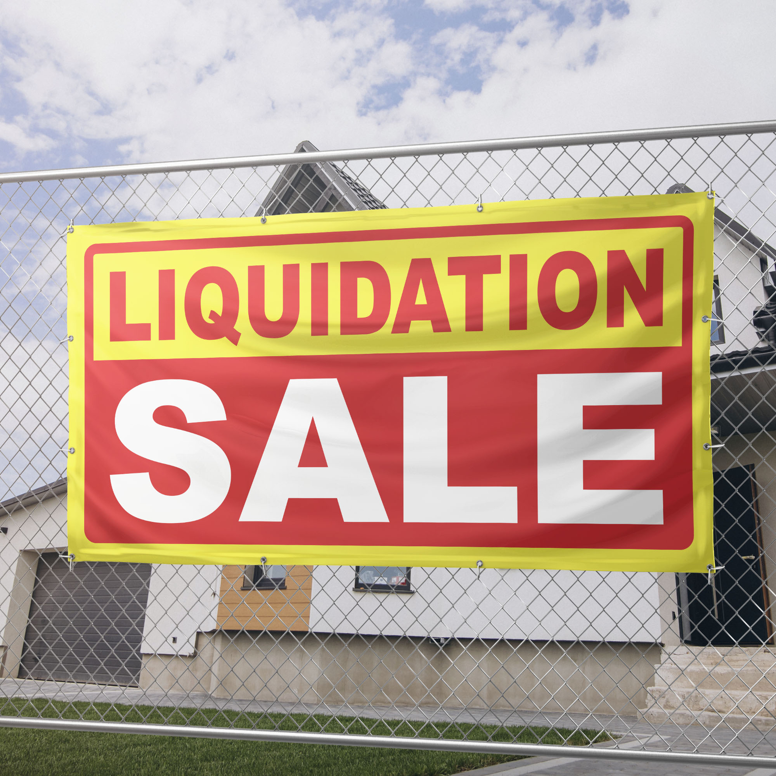Liquidation Sale 13 oz Heavy Duty Vinyl Banner Going Out Of Business Sign