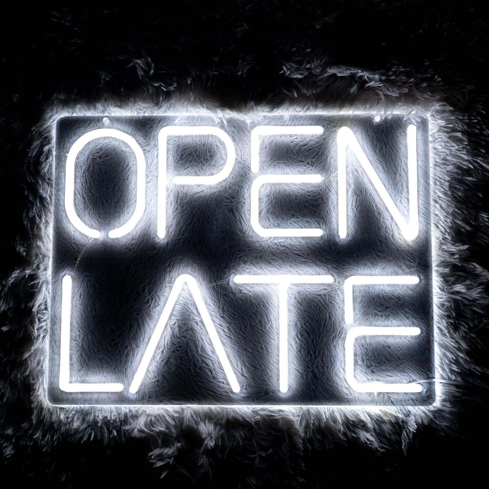 Open Late Neon Sign (17.2×13.3”) Neon Open Sign Led Open Signs for Business …