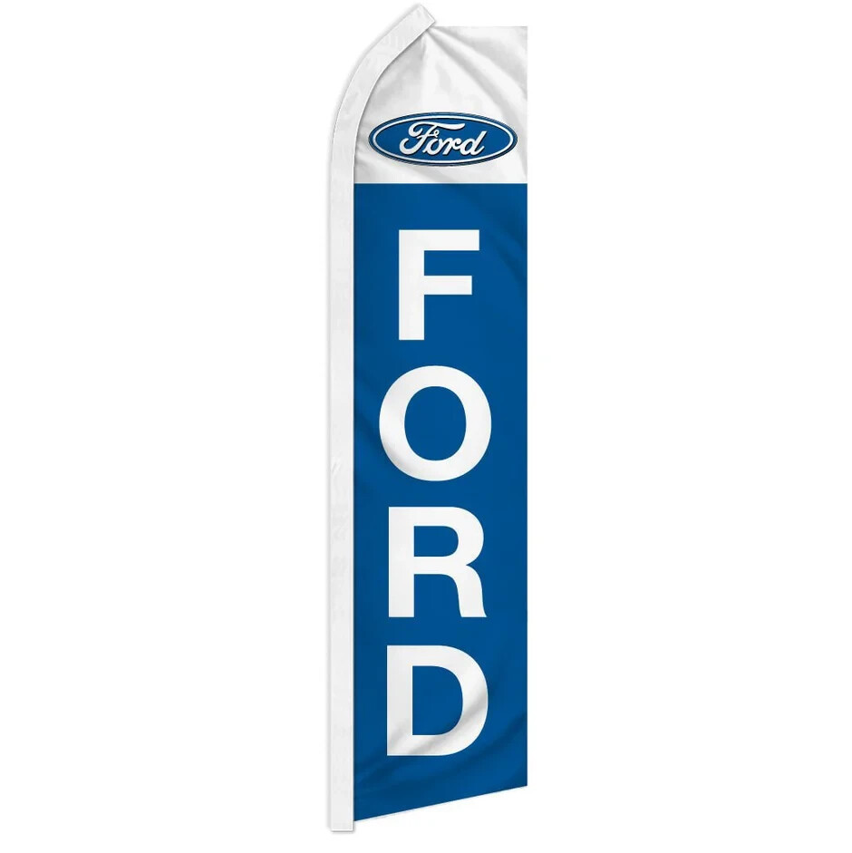 Ford Swooper Advertising Banner Flag for Ford Auto Dealership