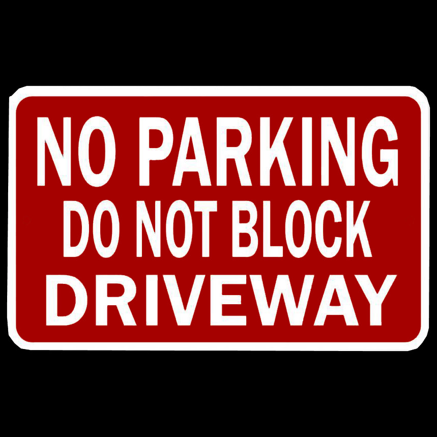 No Parking No Trespassing No Smoking Beware Dog Pool, Fire Notice PVC Signs 8×12