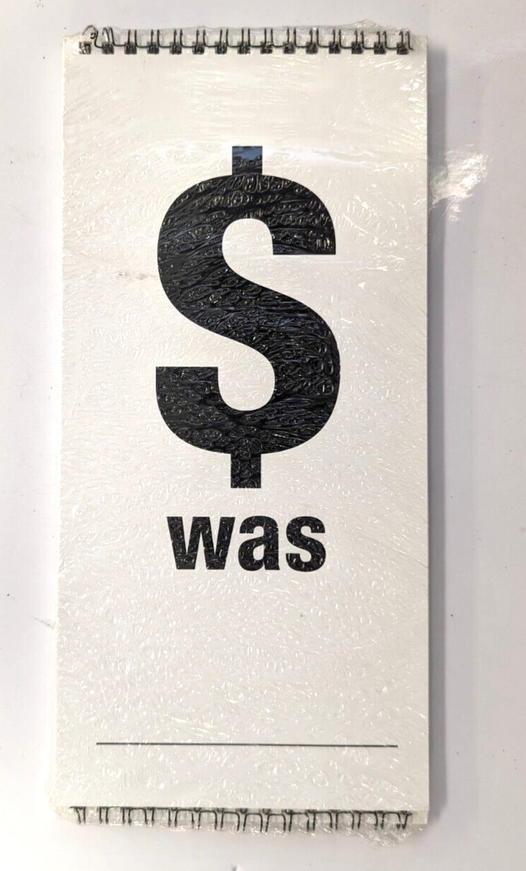 52 Retail Pricing Flip Board Numbers 11.5″ x 5.5″ & 11.5 x 3