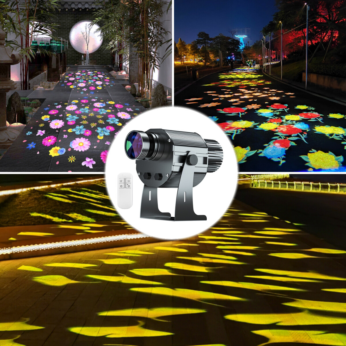 110W Creative Pattern Dynamic Effects Led Logo Gobo Projector Porjection Lamp