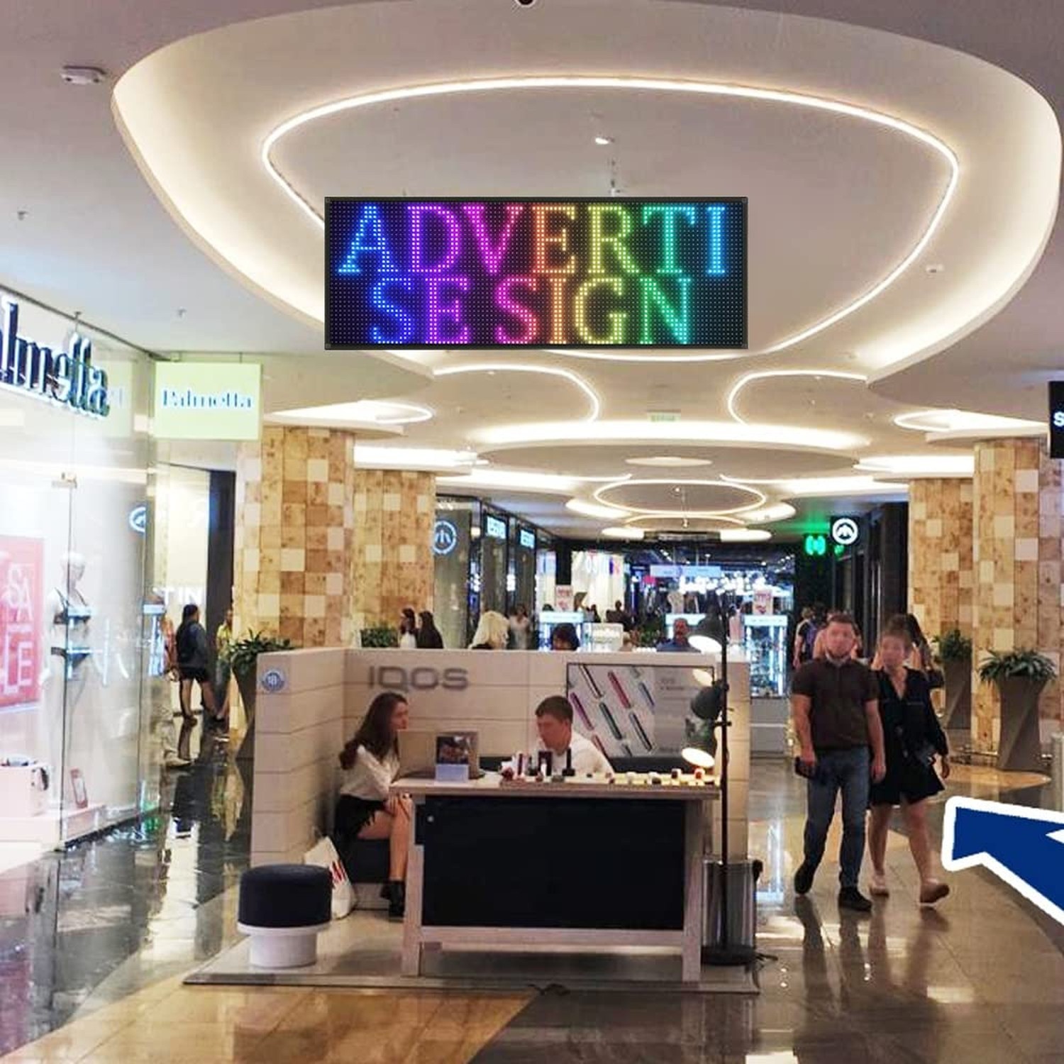 P10 Outdoor Led Sign, Scrolling Message Display Full Color Digital Message Di…