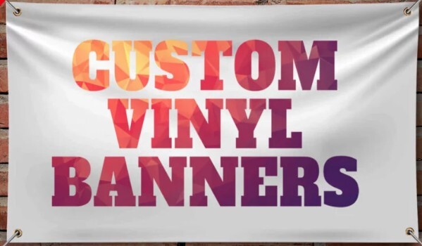 Custom Vinyl Banner – HD Vinyl Sign – Personalized Banner FREE SHIPPING 24″x36″