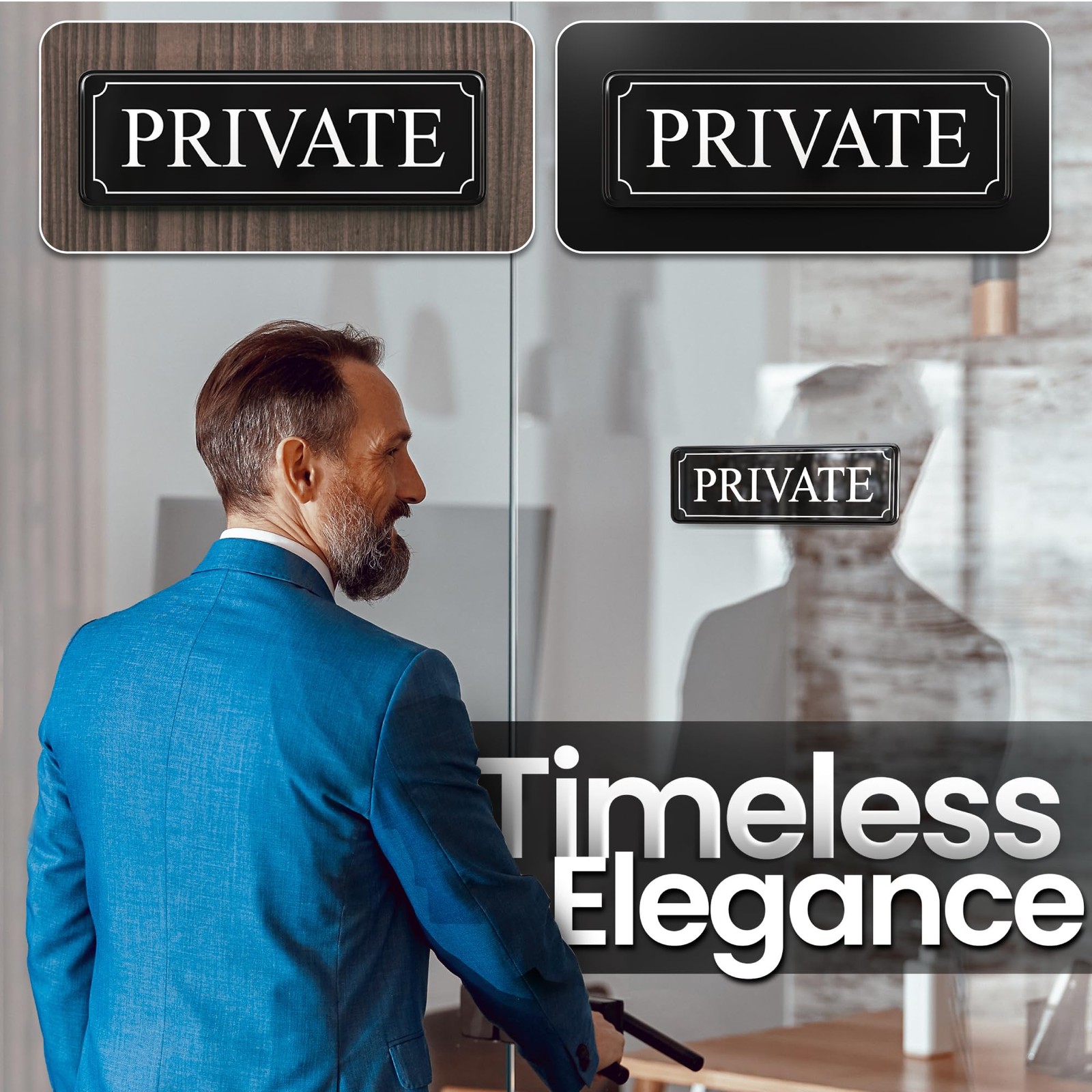 Private Sign for Office Door Business Restaurant Hotel Commercial — Privacy B…