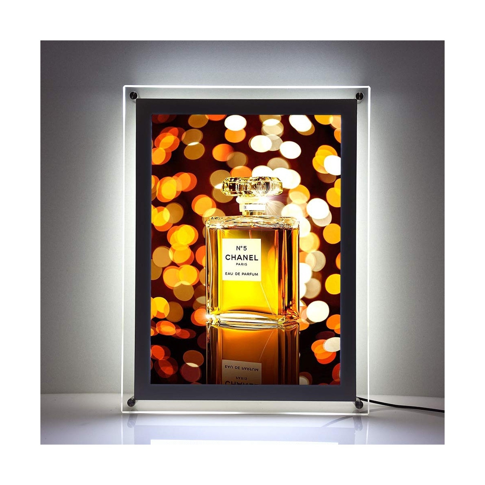 A1 wall mounted led light box Store Sign Holders crystal poster frame adverti…