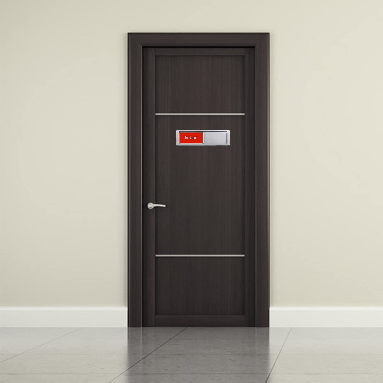 Vacant Occupied Slider Door Sign 7×2 inch In Use Available Privacy Indicator