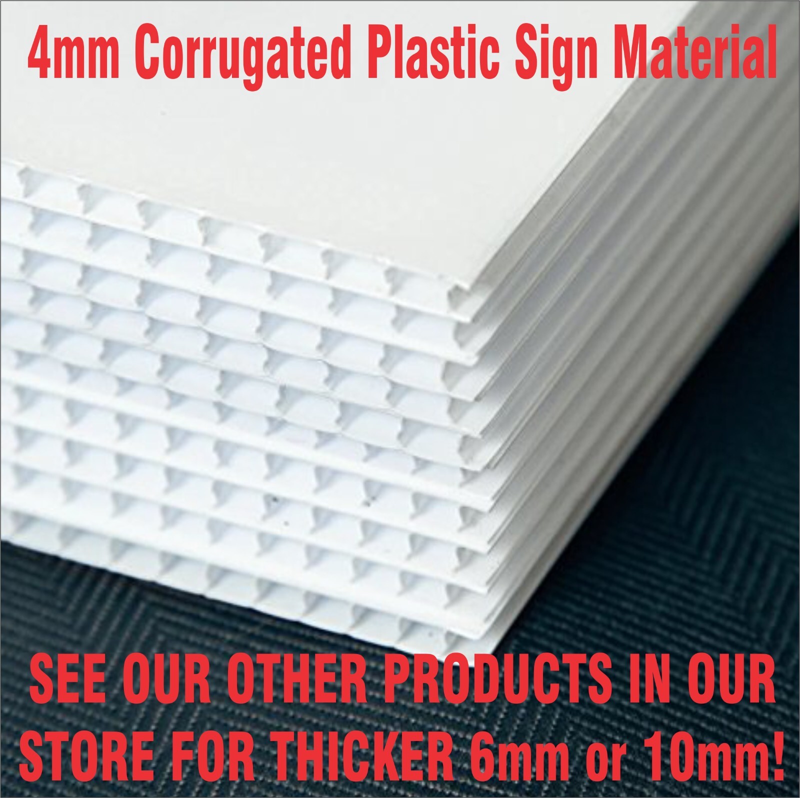 48 x 48 Yard Signs – Custom Corrugated Plastic – Full Color – 1 Sided or 2 Sided