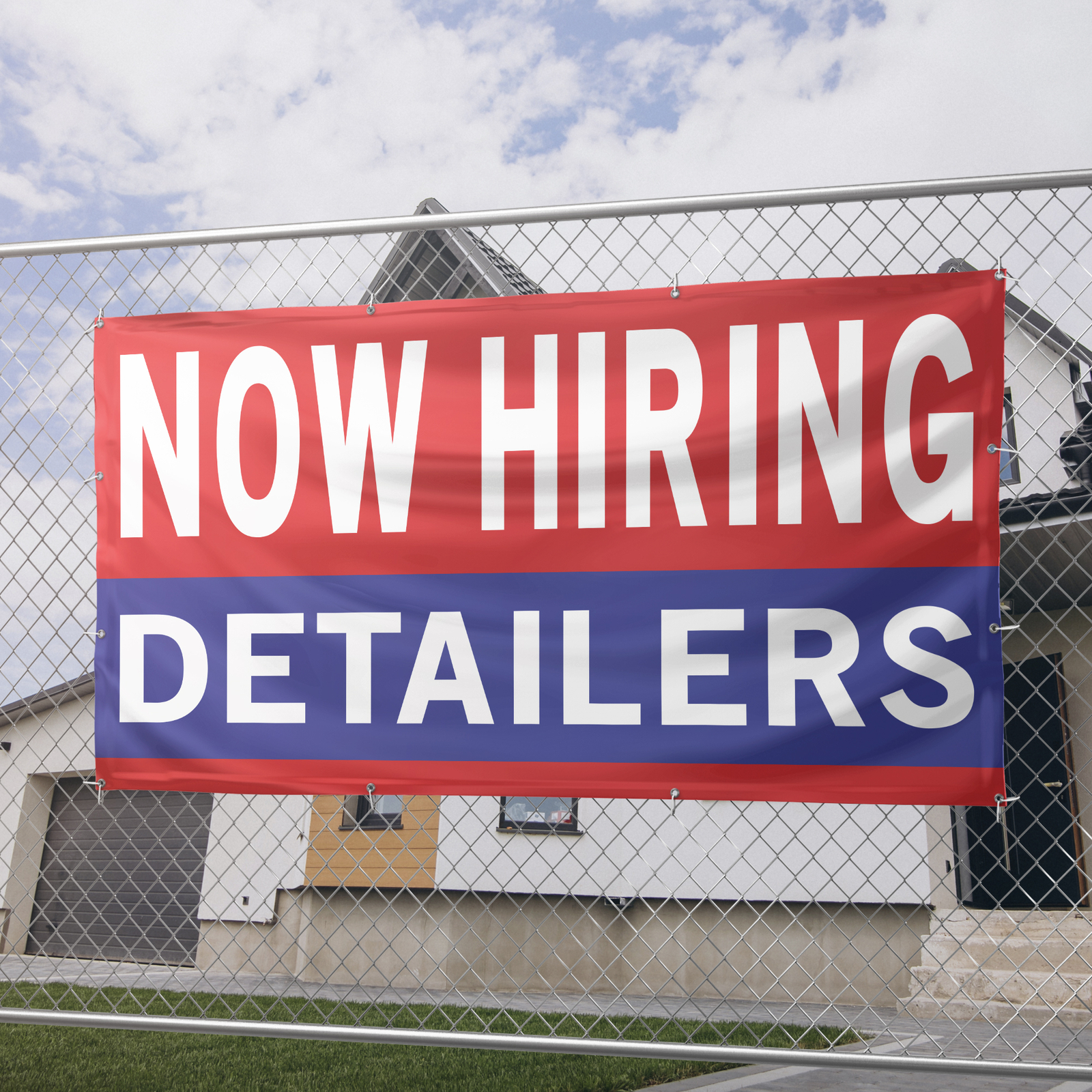 Now Hiring Detailers 13 oz Heavy Duty Vinyl Banner Jobs Available Auto Detailing
