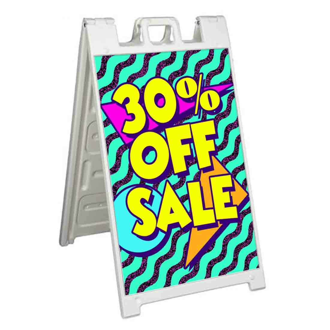 30% OFF SALE Signicade 24×36 Aframe Sidewalk Sign Banner Decal CLEARANCE REDUCED