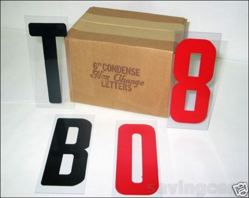 6″ Letters on 7″ Changeable Flex Panel for Portable Marquee Signs