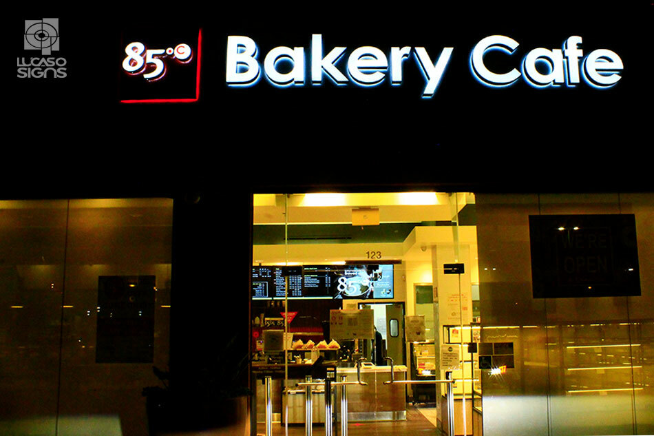 Channel Letters Custom Signs with Led Reverse Halo and Front Illuminated