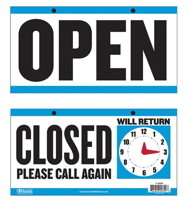 Signage for Home Business Security Waterproof Durable Plastic for In/Outdoor Use