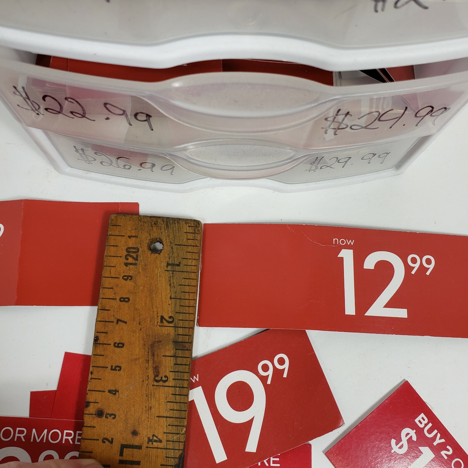 Retail Business Store Craft Fair Big Mixed Lot In Case $5.99 – $29.99 Off Sign