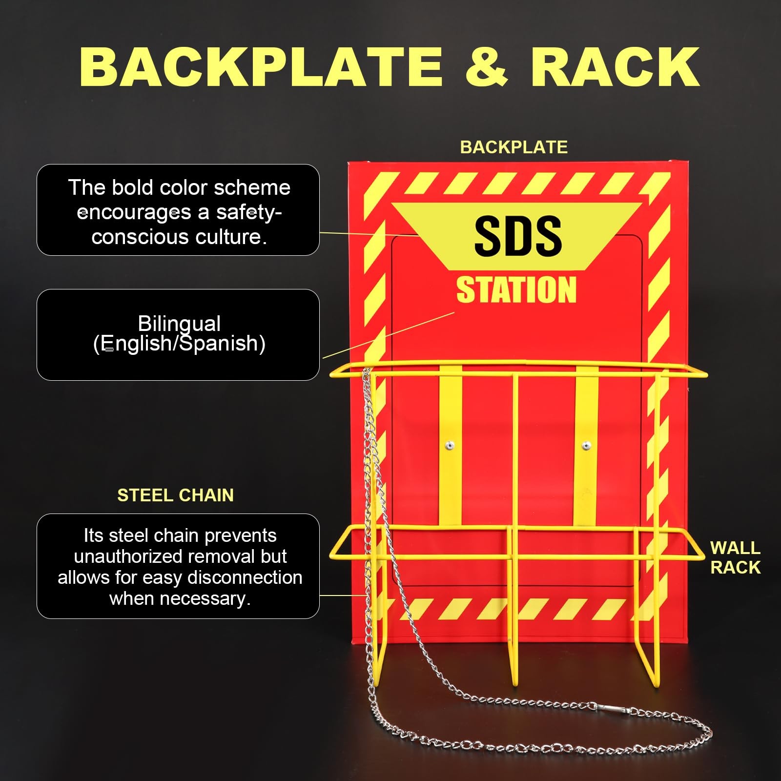 MSDS Yellow Heavy Duty 3 Inch Material Safety Data Sheet 3 Ring Binder with S…