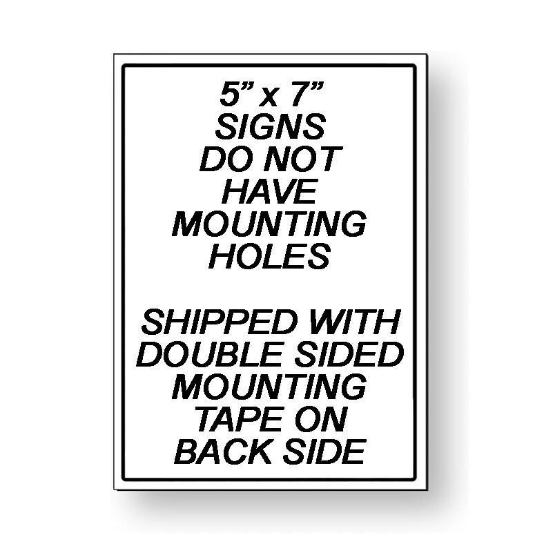 Delivery Leave All Packages Arrows Pointing Down Sign METAL usps fedex ups SI074