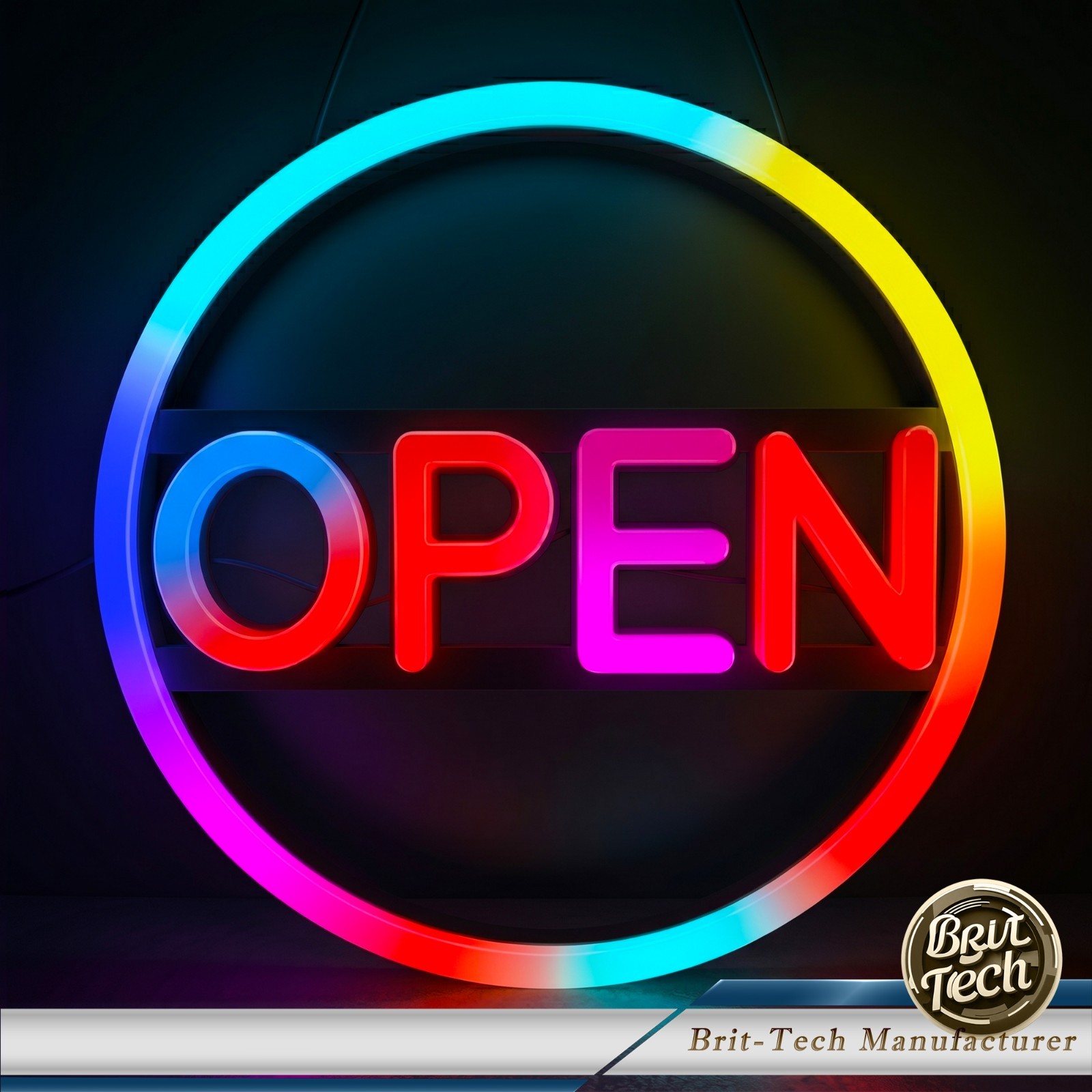 LED Open Sign 16″ Large Neon Bright Light for Business Restaurant Bar Store Shop