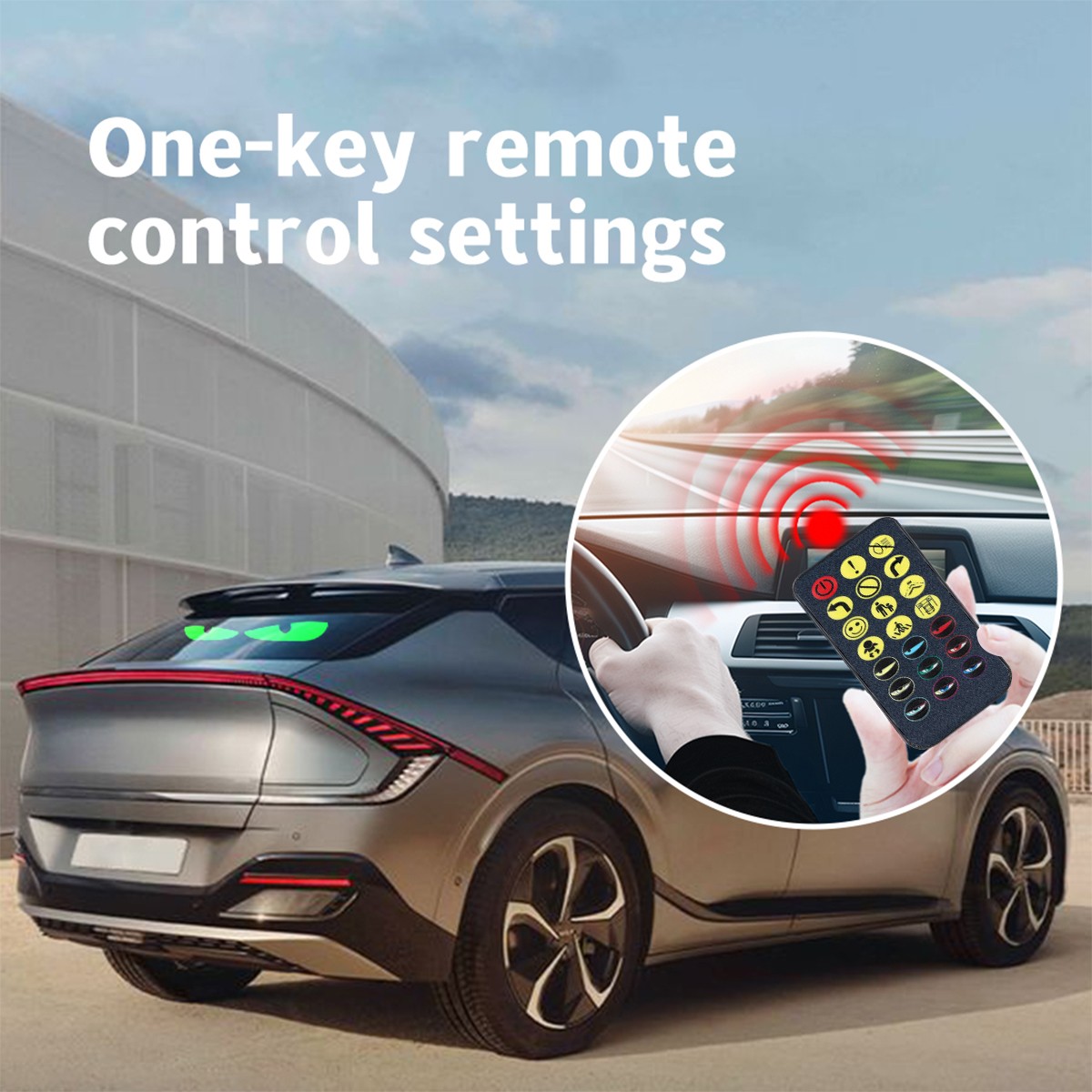 USB HD LED Car Flexible Sign Scrolling Message Display Screen APP Programmable