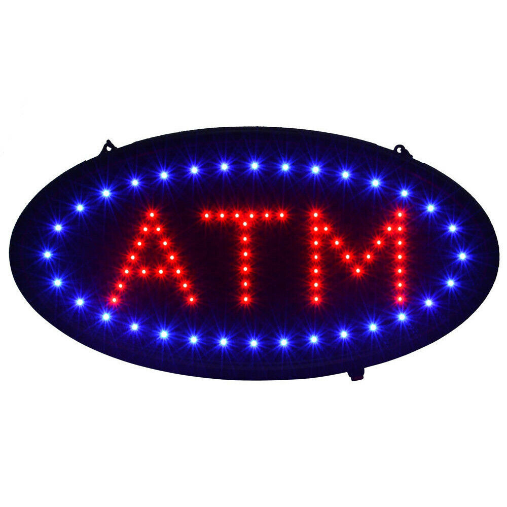 LED Bright Neon Light OPEN Business Signs Animated Motion w/ ON/OFF Store