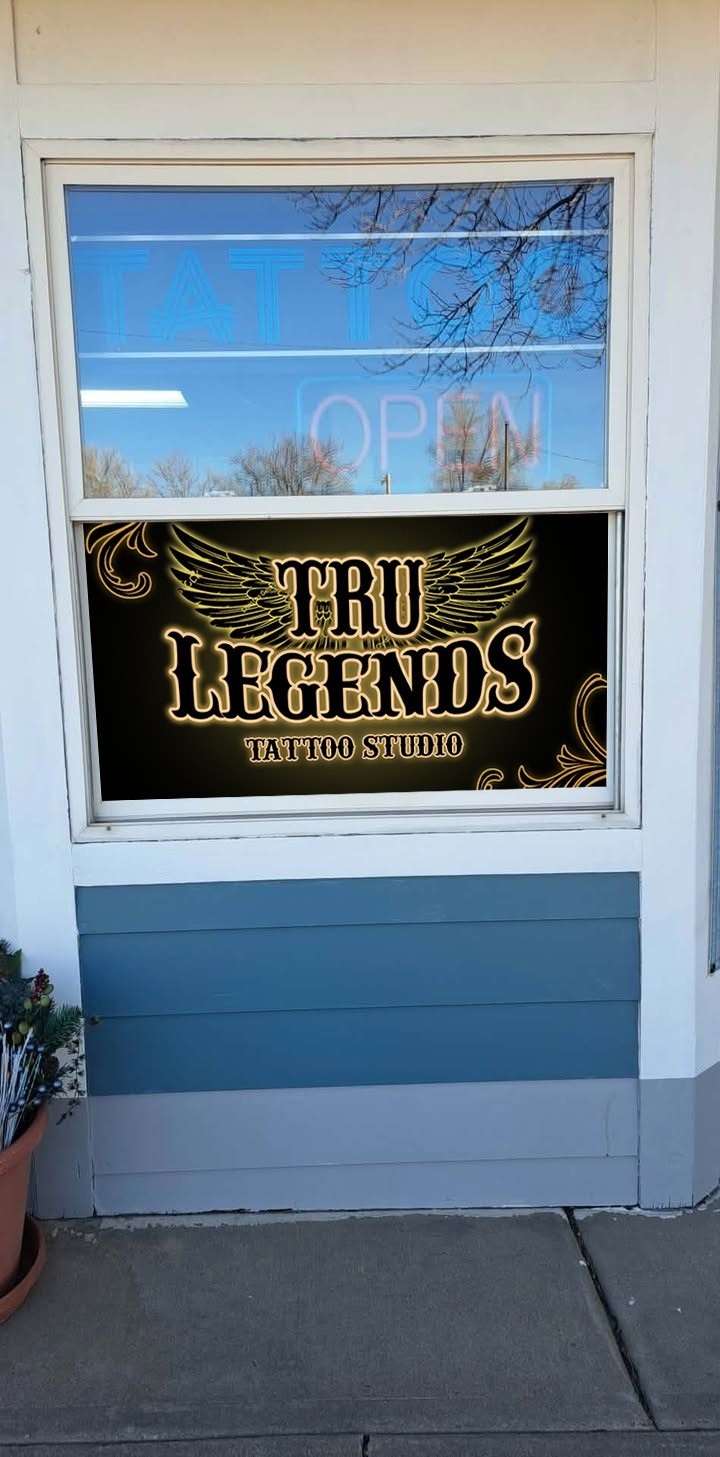 QUOTE: Custom Window Decals for Tattoo Shops / Perforated One Way Vision