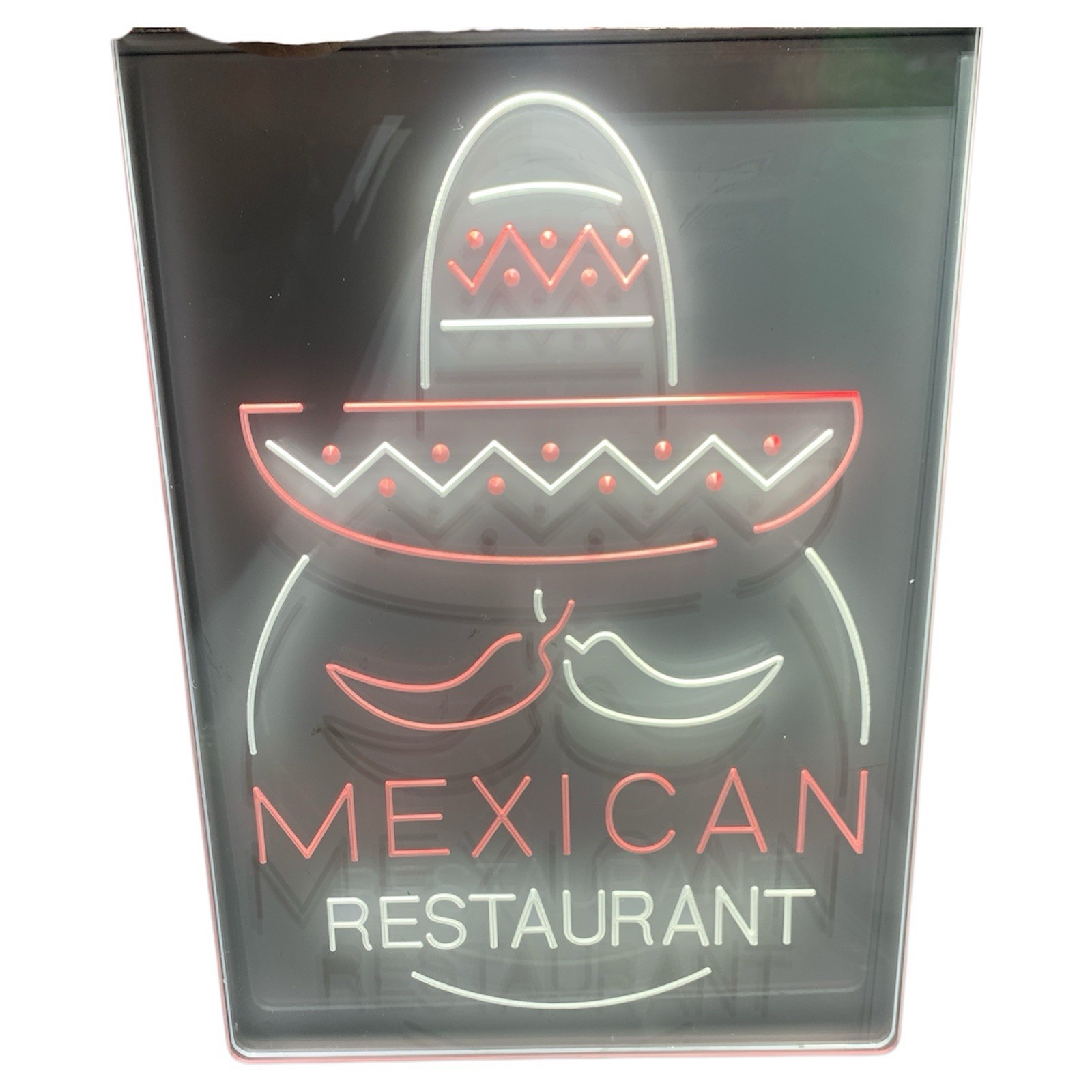 Mexican Restaurant Sign 8.5 “X 12” No Power Cord