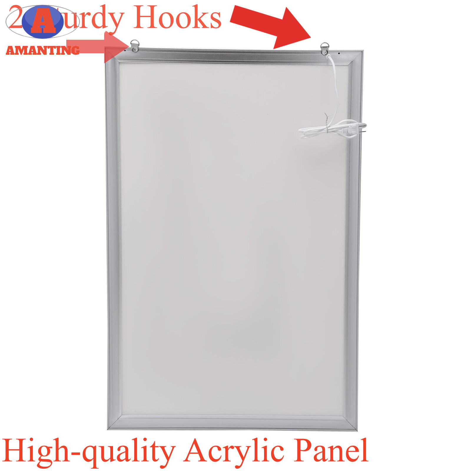 24″x36″ LED Light Box Backlit Movie Poster Art Picture Frame Advertising Display