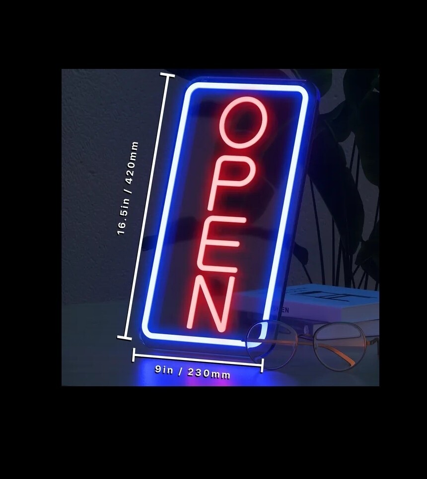 LED STORE OPEN SIGN , OPEN BUSSINES SIGN ,NIGHT LAMP HOME FOR BAR