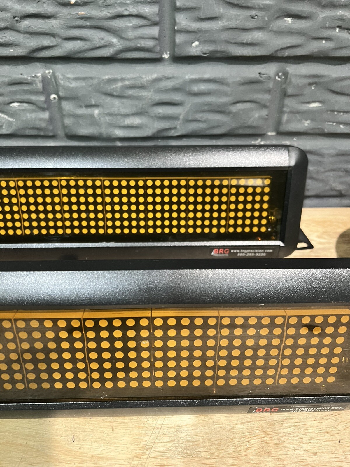 Lot Of 2 LED Sign Message Display Board Programmable Read- No Power Cord