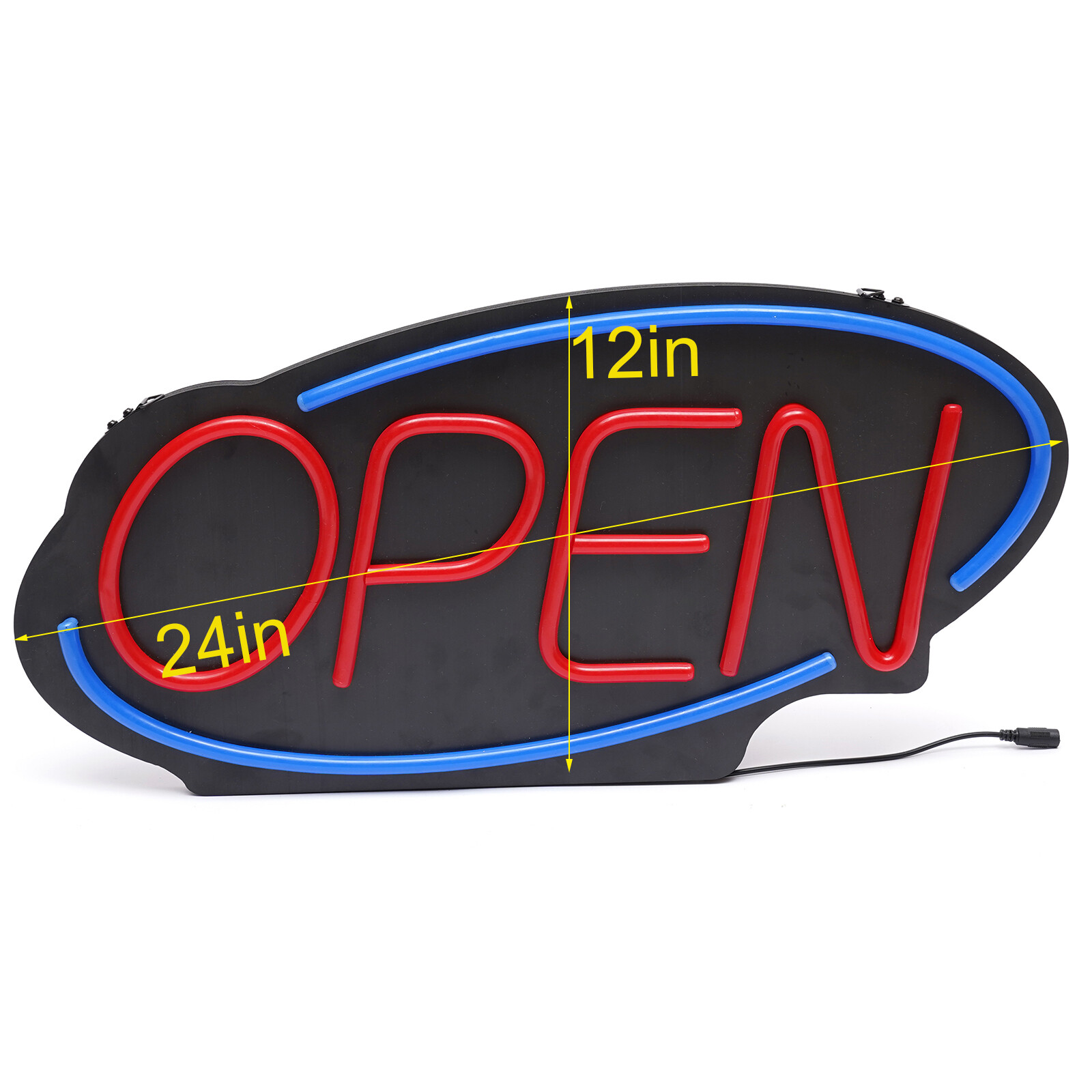 LED Open Sign Neon Light Bright for Restaurant Bar Pub Outside Wall Decor PVC