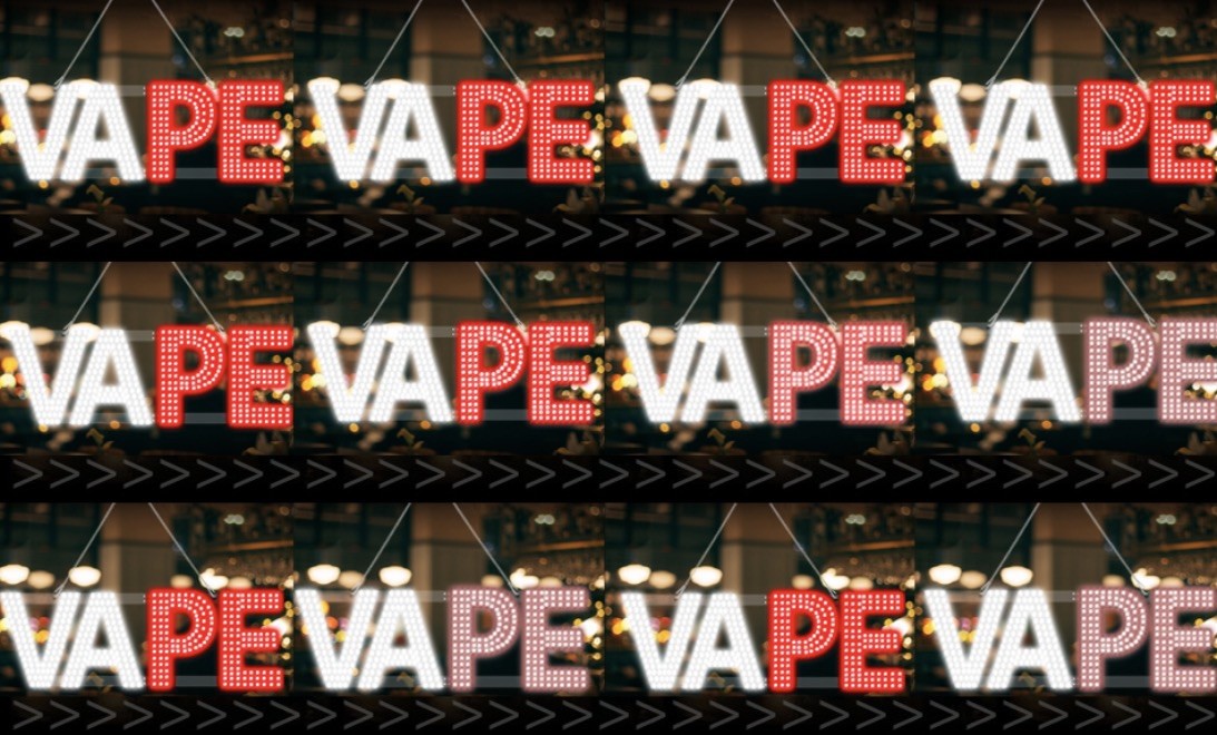 30″x10″ LED VAPE Sign Ultra Bright Dimmable 4 Mode Smoke Shop Store Window