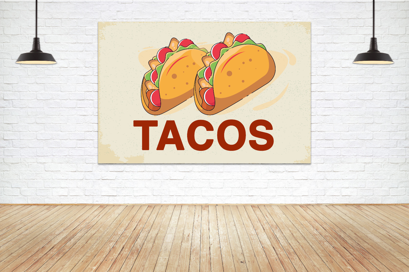 TACOS Food Vendor Generic Vinyl Banner Sign Festival Carnival Concession Truck