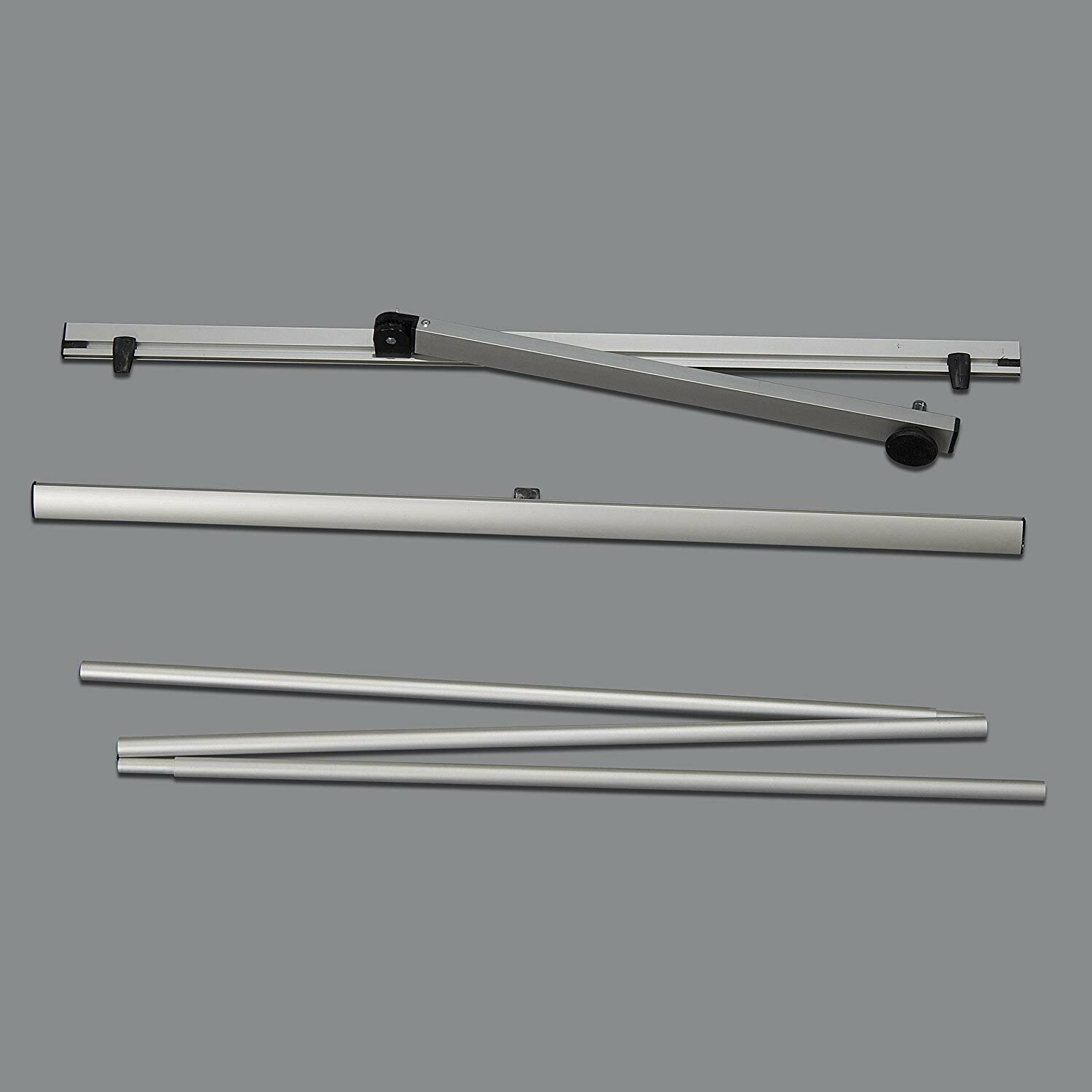 31.50×78.74 inch L Shaped Floor Standing Quick Banner Stand with Carrying Bag