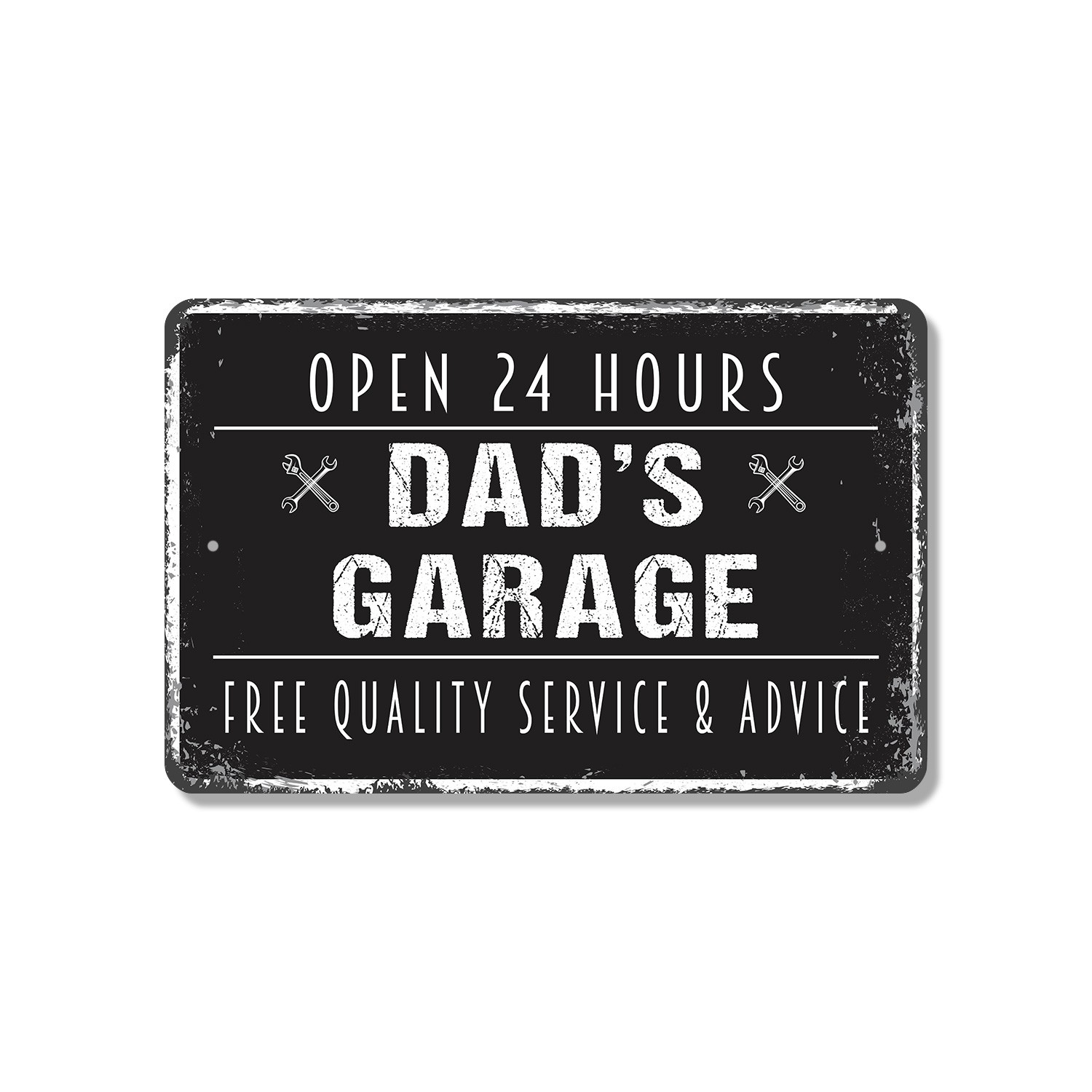 Dad�s Garage Custom Sign Your Name Tools Rule Durable Perfect for Garages