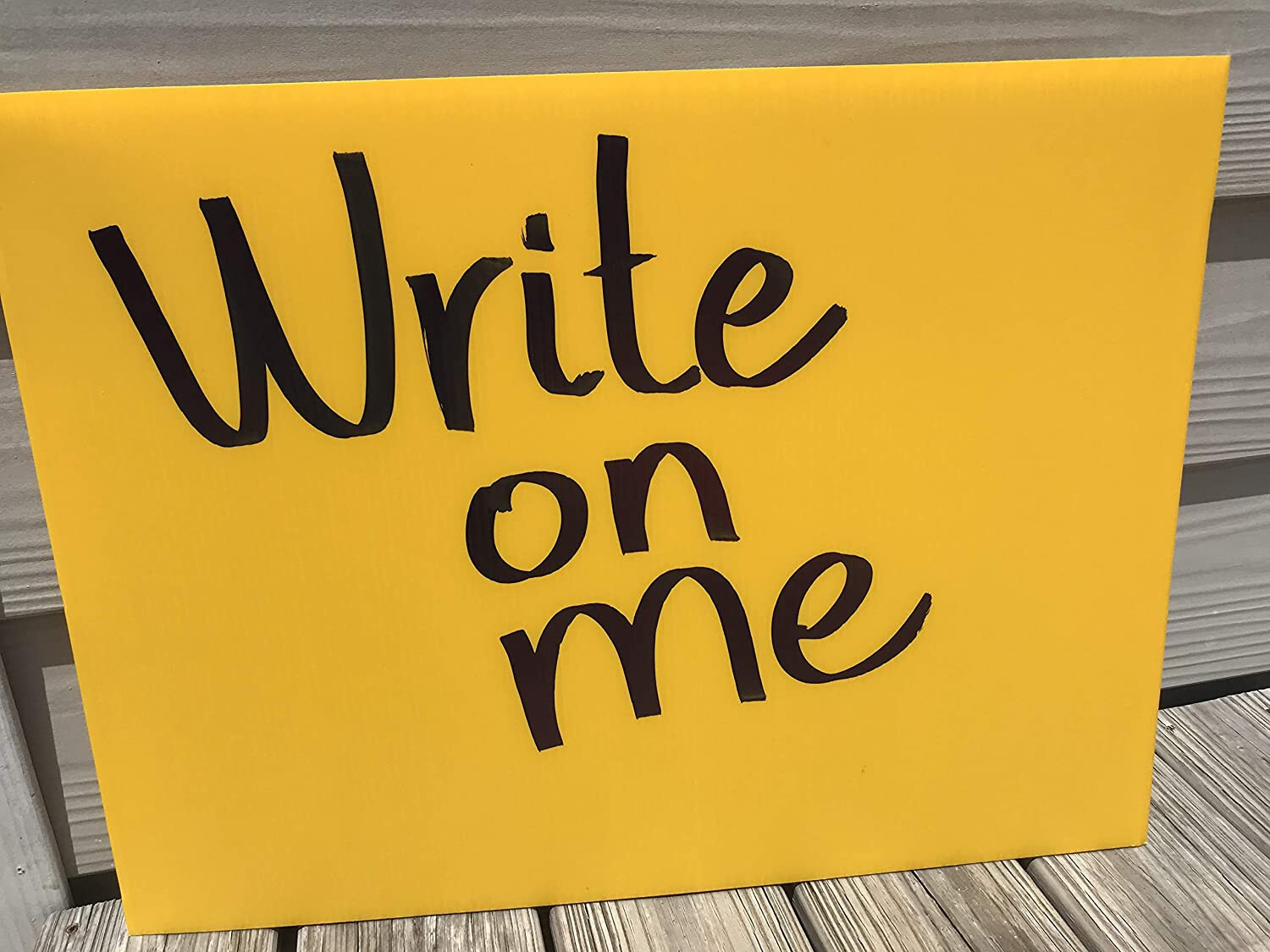 100 YELLOW Signs 24″x18″ x4 mm corrugated plastic, bundles of 100 pieces